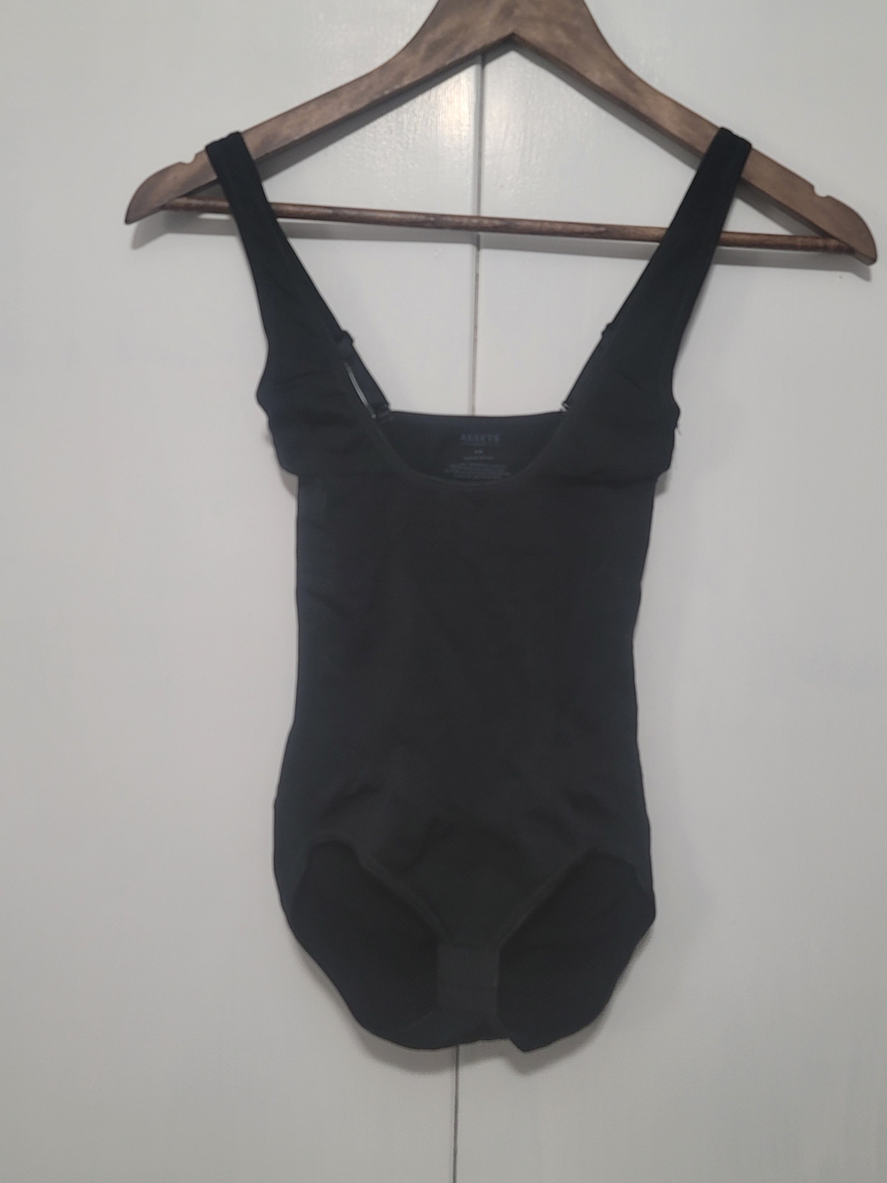 Assets By Spanx Black Sculpting Tank Bodysuit